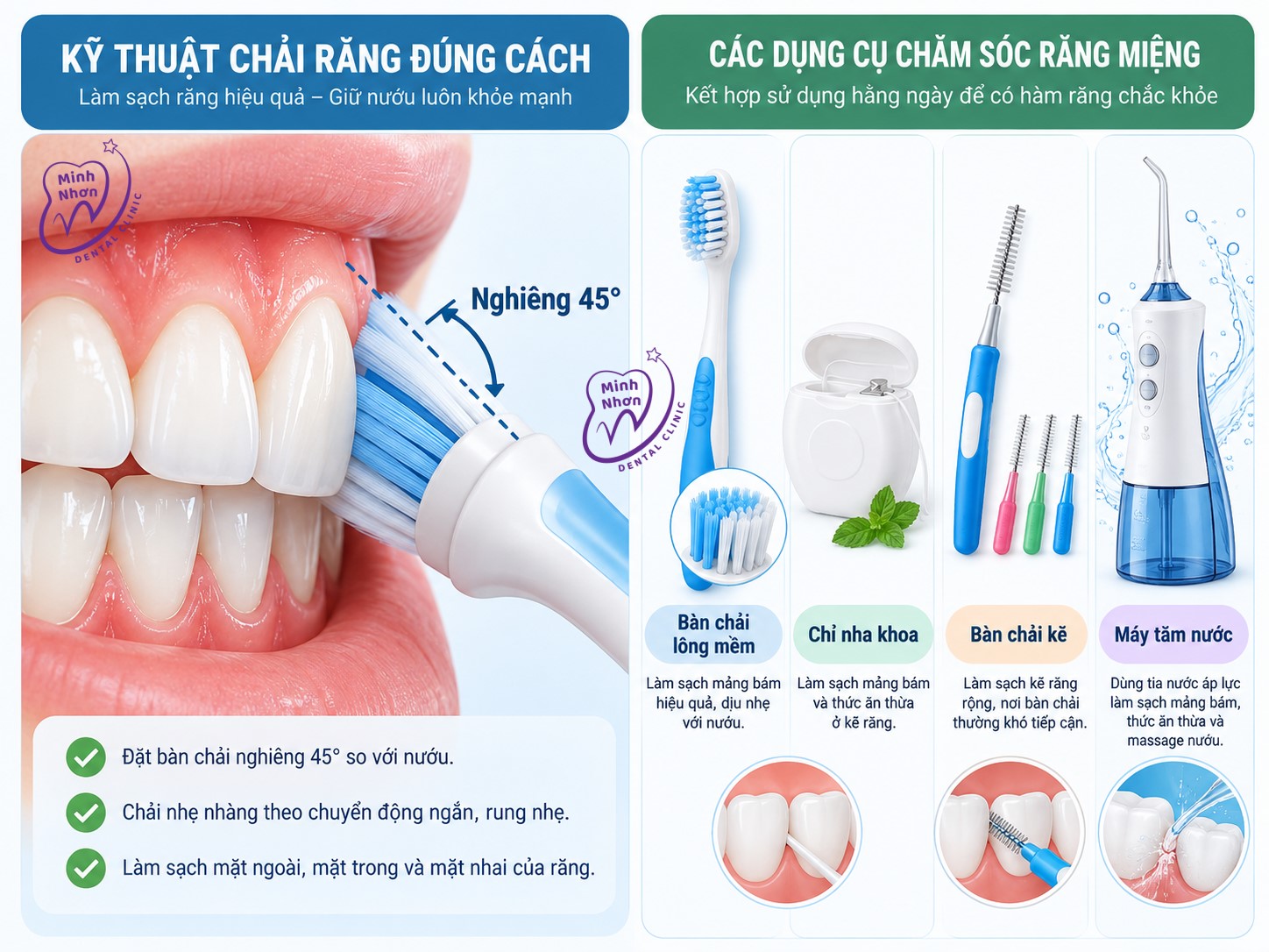Cách chăm sóc răng miệng tại nhà khi bị viêm nha chu
